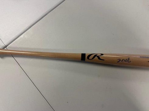 Lenny Dykstra Signed Blonde Baseball Bat with Beckett COA