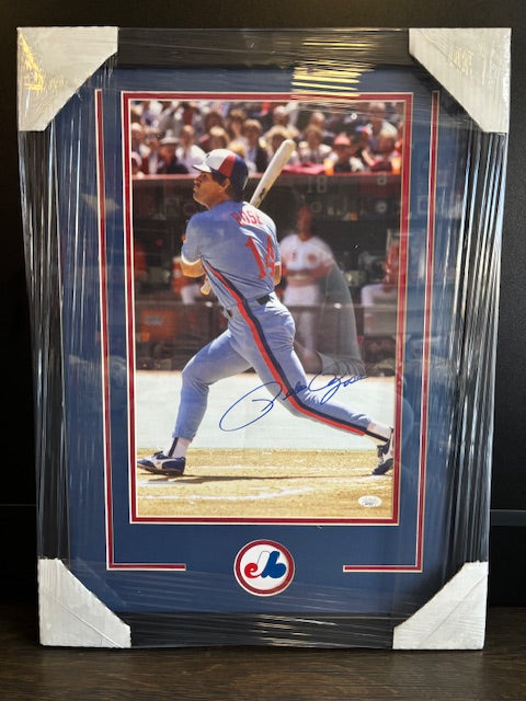 Cincinnati Reds Pete Rose Signed Framed 11x17 JSA COA