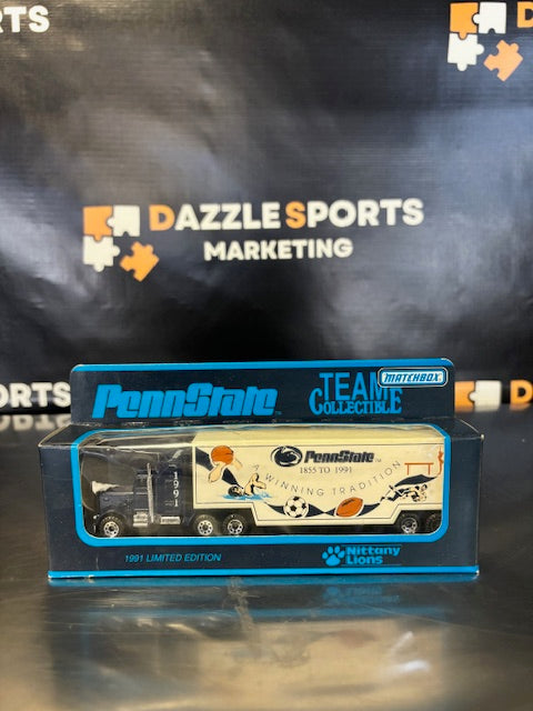 Matchbox 1991 Penn State Nittany Lions Tractor Trailer Team Collectible