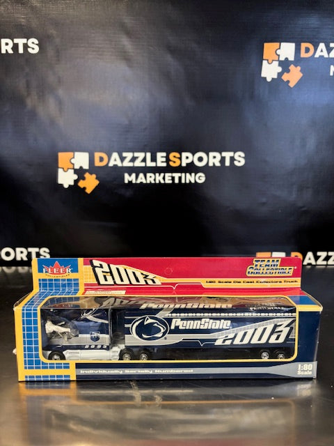FLEER COLLECTIBLES~~2003 DIECAST PENN STATE 1:80 SCALE TEAM HAULER~~H3