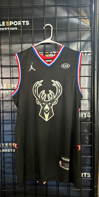 Milwaukee Bucks Giannis Antetokounmpo Jersey Charlotte Allstar Edition Size 54