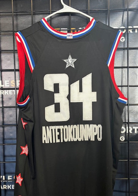 Milwaukee Bucks Giannis Antetokounmpo Jersey Charlotte Allstar Edition Size 54