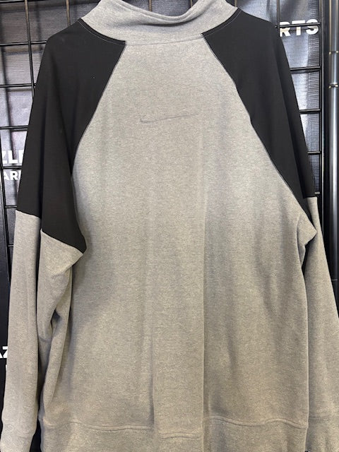 Nautica Mens Gray/ White 1/4 Zip Pullover Shirt Navtech