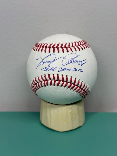 Miguel Cabrera Signed Inscribed Authentic Baseball Beckett
