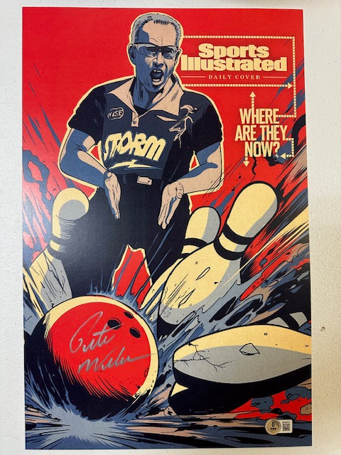 Pete Weber Autographed 11x17 Sports Illustrated Cover Photo Beckett COA