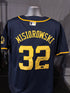 Milwaukee Brewers Jacob Misiorowski Signed Nike Jersey Prova COA