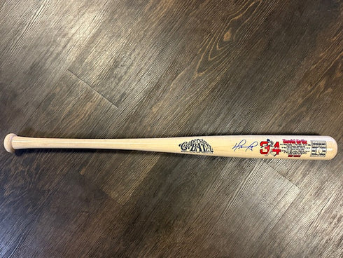 Boston Red Sox David Ortiz Signed Cooperstown HOF Stat Bat
