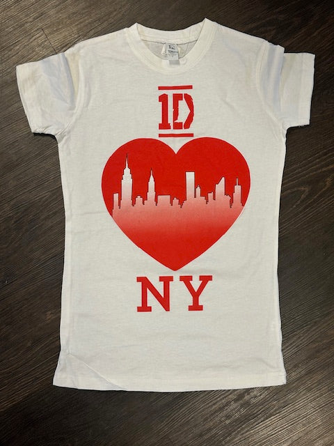 One Direction/ Love NY T-Shirt Women's Size XS