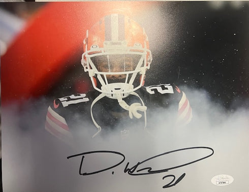 Cleveland Browns Denzel Ward Signed 8.5x11 with JSA COA