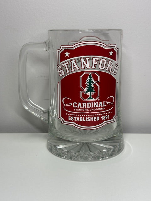 Stanford Cardinal Glass Stein