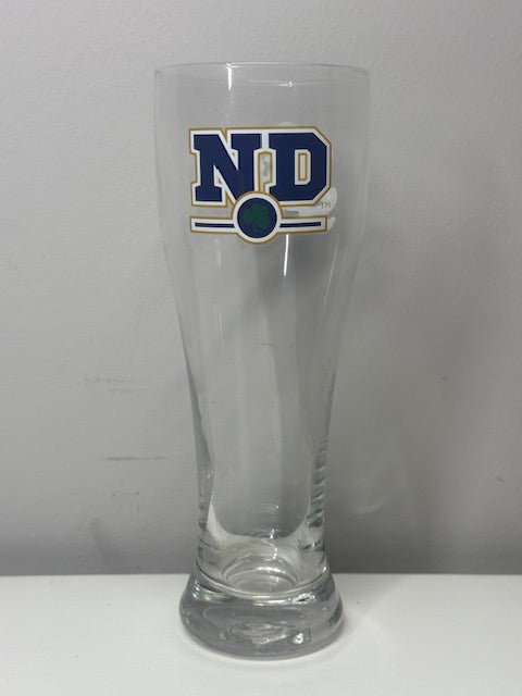 Notre Dame Fighting Irish Tumbler Drinking Glass Cup Double Sided