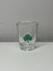 Shot Glass w/ Green Shamrock Design