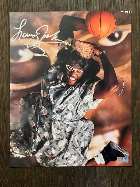 Larry Johnson Signed 11x14 "Grandma" Photo Tristar COA