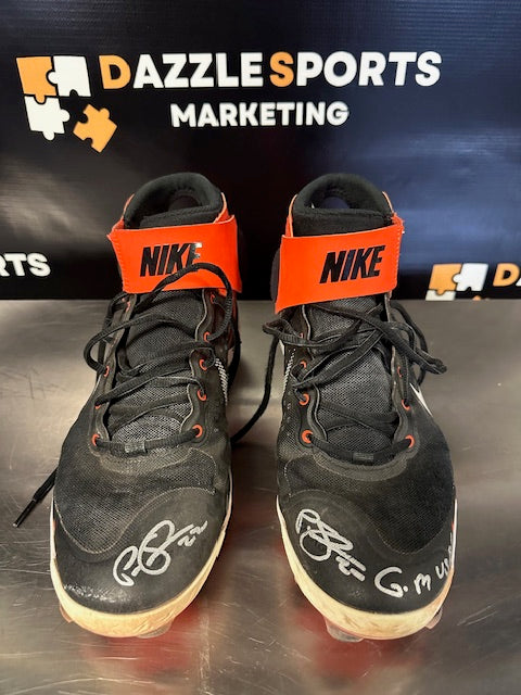 Game Used Pedro Severino Signed Nike Cleats