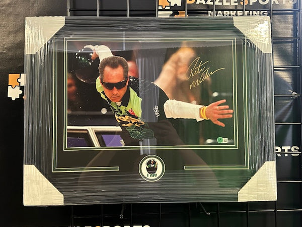 Pete Weber Signed Framed 11x17 Photo Beckett COA