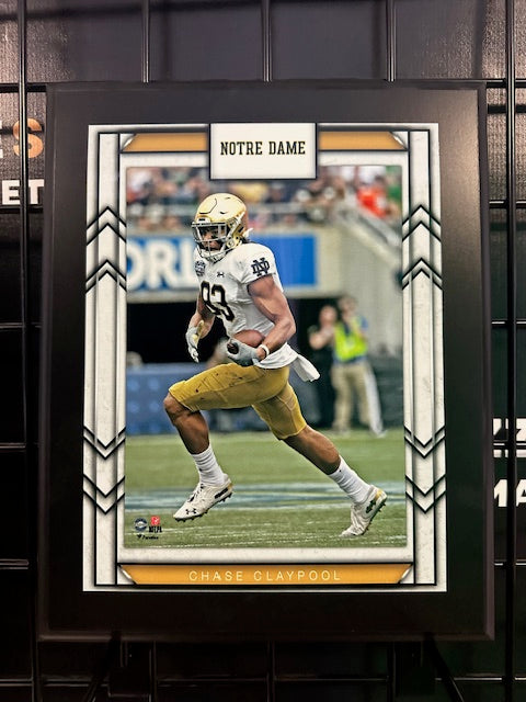 Notre Dame Chase Claypool Plaque