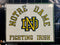 Notre Dame Fightin Irish Thin Gold 16x20 Framed Logo