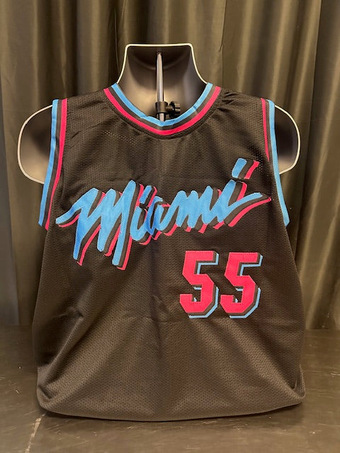 Miami Heat Jason Williams Signed/Inscribed Black Jersey JSA COA