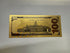 Donald Trump Gold Foil 100 Dollar Bill