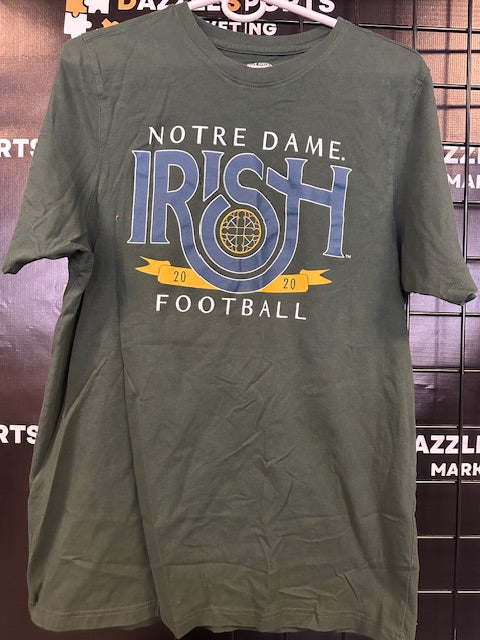 Notre Dame Fighting Irish Football 2020 Short Sleeve T-Shirt Size Large