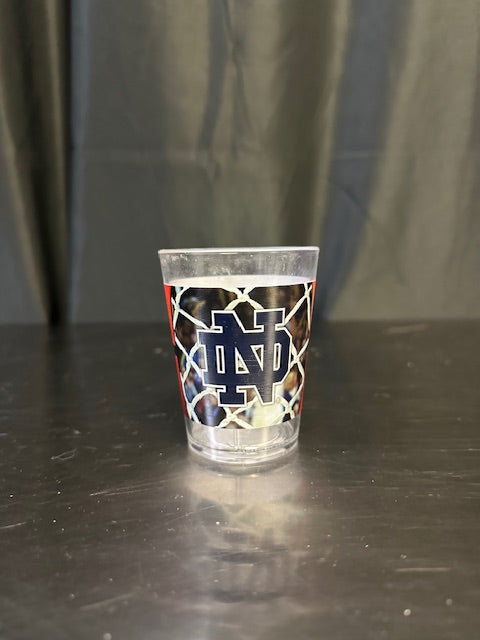 Notre Dame Plastic Shot Glass