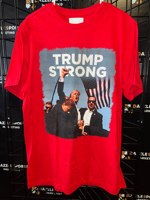 Donald Trump Red Trump Strong T-Shirt - Large