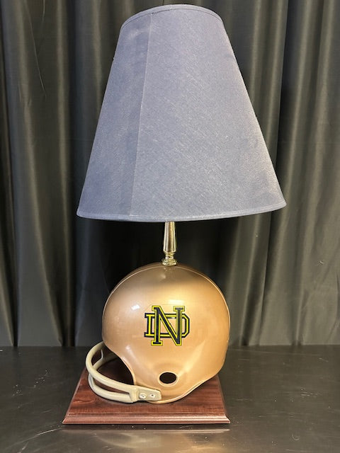 Notre Dame Fighting Irish Football Helmet Table Lamp Regulation Helmet 25" Tall