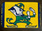 Notre Dame Fightin Irish Yellow Logo Rug/Mat Decor