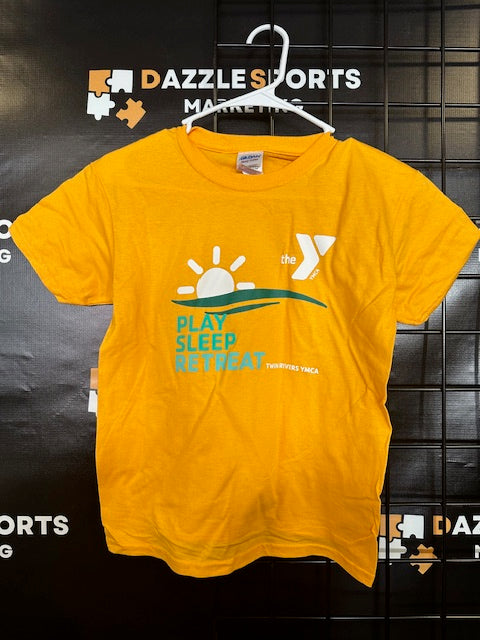YMCA Play Sleep Retreat T-Shirt Youth M