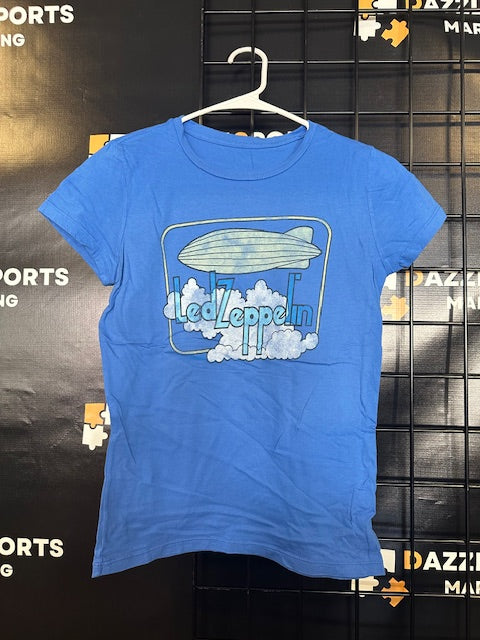 The Perfect Tee Led Zeppelin Blue Short Sleeve T-Shirt Size S