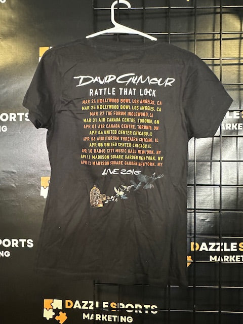 David Gilmour Rattle That Lock Band T-Shirt Women's Size L