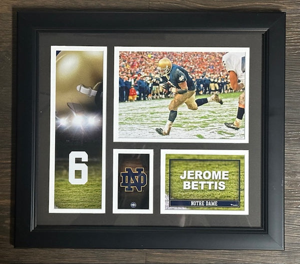 Notre Dame Jerome Bettis Framed 12x14 Photo
