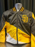 Genuine Merchandise San Diego Padres Brown Full Zip Windbreaker Size L NWT