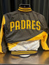 Genuine Merchandise San Diego Padres Brown Full Zip Windbreaker Size L NWT