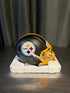 Steelers Flat Black Mini Helmet