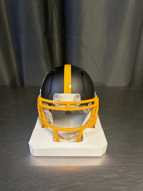 Steelers Flat Black Mini Helmet