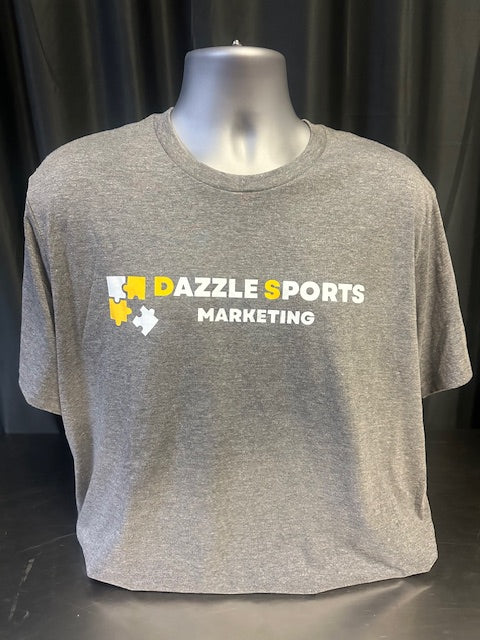 Dazzle Sports Marketing Gray Short Sleeve Size XL NWOT