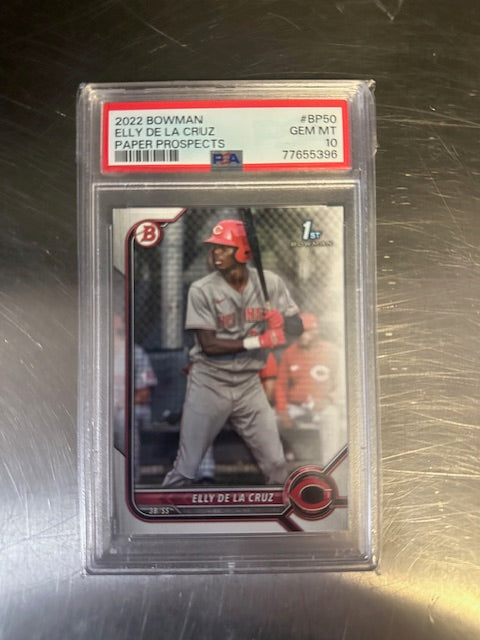 2022 Bowman Elly De La Cruz Paper Prospects #BP50 PSA Mint 10