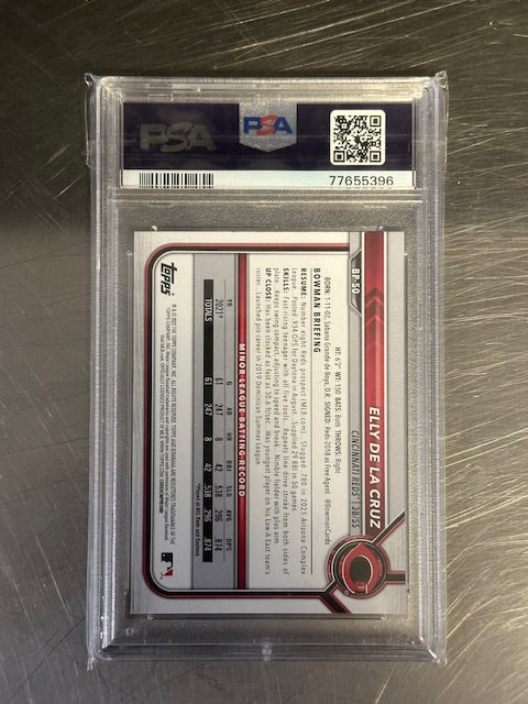 2022 Bowman Elly De La Cruz Paper Prospects #BP50 PSA Mint 10