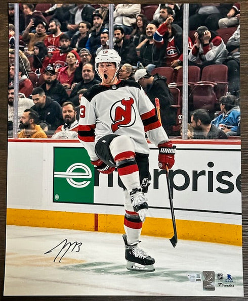 Devils Tyler Toffoli Signed 16x20 Photo Fanatics COA