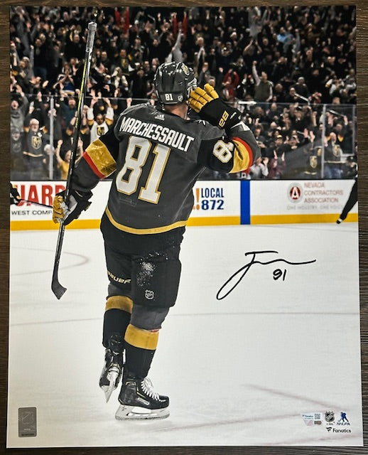 Golden Knights Jonathan Marchessault Signed 16x20 Fanatics COA
