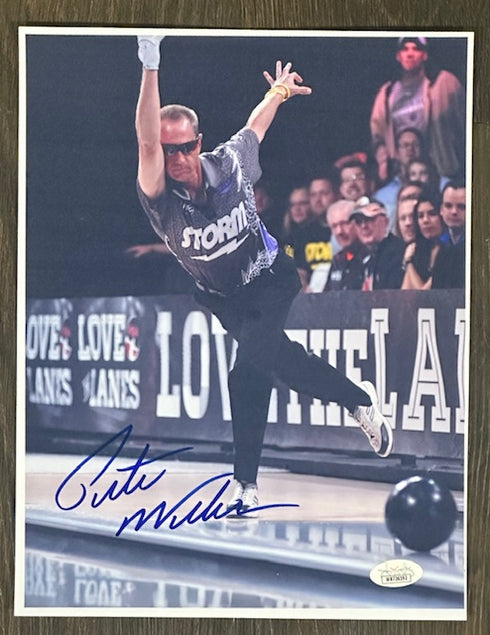 Pete Weber Signed 8x10 Photo JSA COA