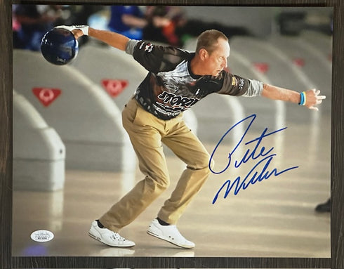 Pete Weber Signed 11x14 Photo JSA COA