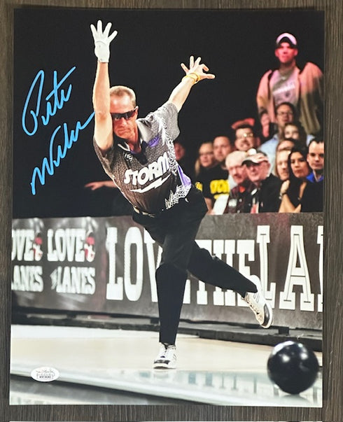 Pete Weber Signed 11x14 Photo JSA COA