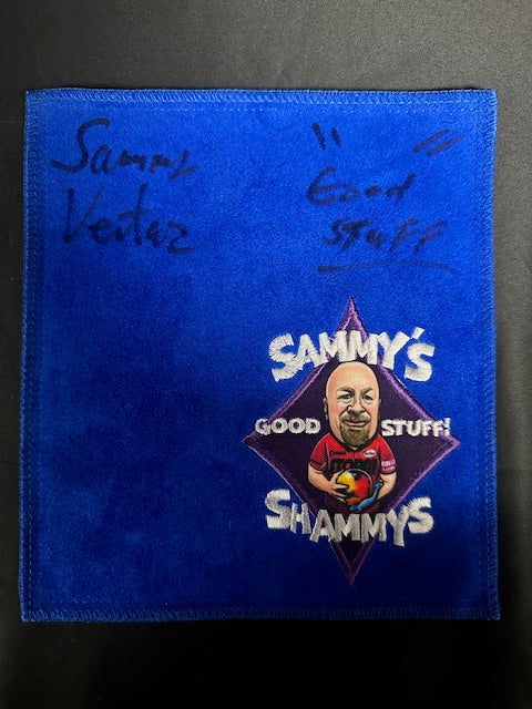 Sammy Ventura Signed/Inscribed Blue Shammy