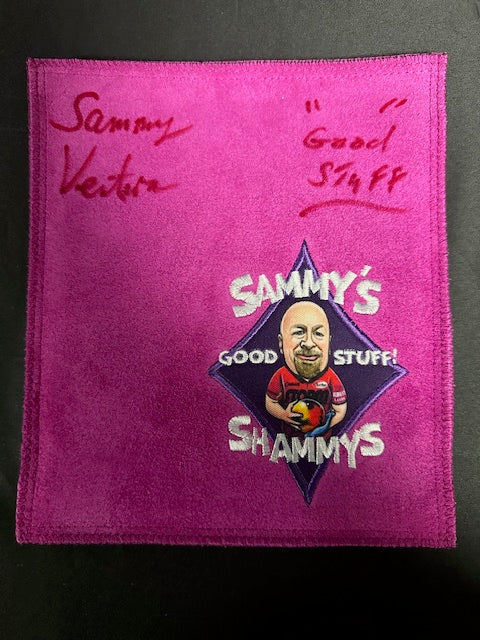 Sammy Ventura Signed/Inscribed Pink Shammy