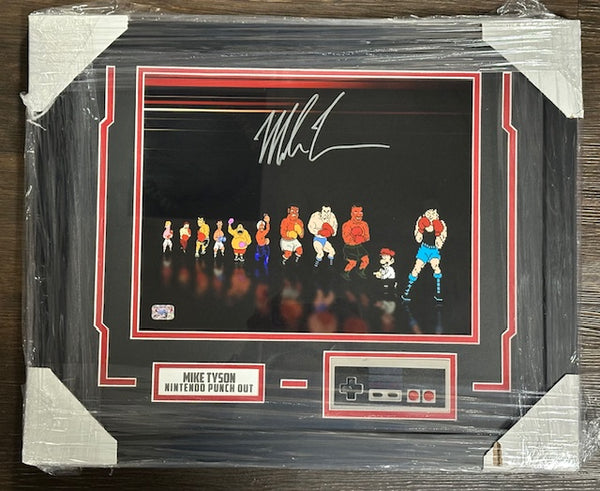 Mike Tyson Signed Framed 11x14 Nintendo Punch Out Photo Fiterman Sports COA