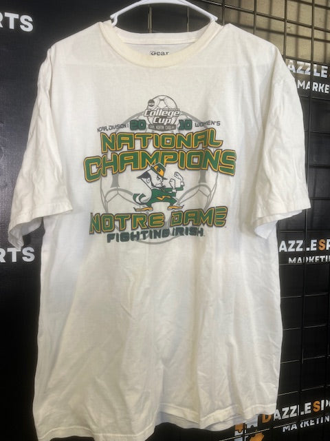 Notre Dame Fighting Irish 2010 NCAA Women's Soccer Gear For Sports T-Shirt XL
