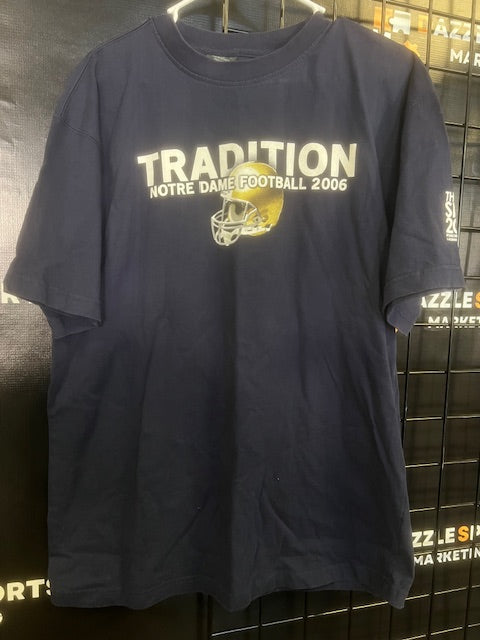 Notre Dame Fighting Irish Tradition 2006 Football Pro Edge T-Shirt XL