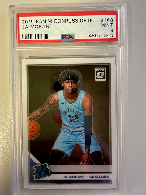 2019 Panini Donruss Optic Ja Morant #168 Mint 9 PSA Trading Card